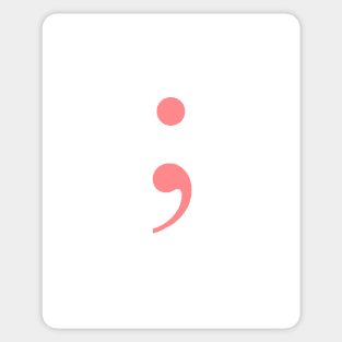 Semicolon Sticker